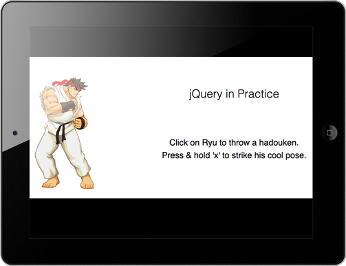 jQuery Streetfighter